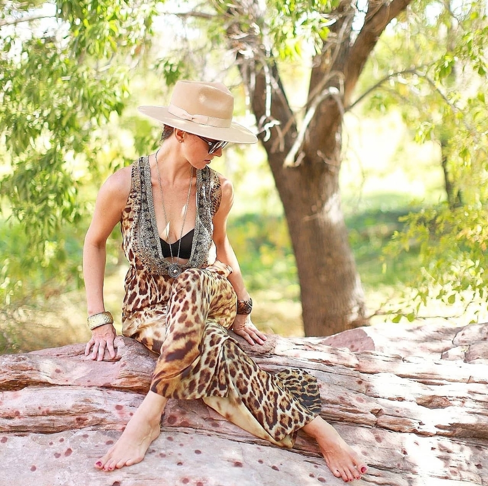 Camilla silk jumpsuit